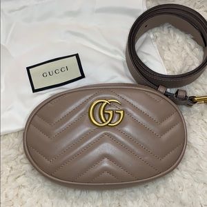 Gucci GG Marmont Matelasse Leather Dust Rose/Blush